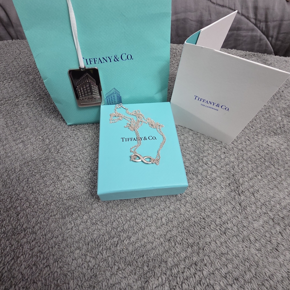 Tiffany & Co. Silver Infinity Necklace